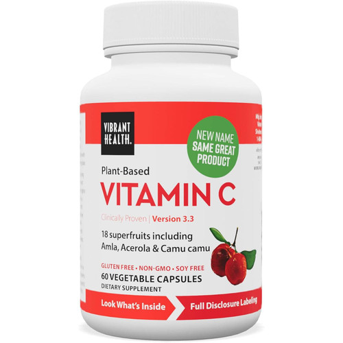 Vibrant Health Vitamin C - 60 Capsules VBHL00497 26.99