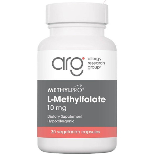 MethylPro L-Methylfolate 10 mg 30 vegetarian capsule bottle