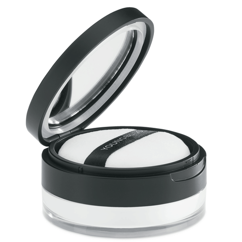 Youngblood Hi-Definition Hydrating Loose Powder open jar, Translucent shade