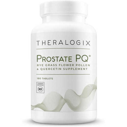 Theralogix Prostate PQ Rye Grass Flower Pollen and Quercetin 180 tablet bottle