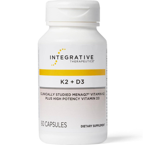 Integrative Therapeutics K2 + D3 60 capsule bottle