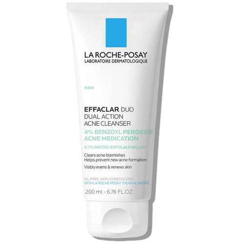 La Roche Posay Effaclar Dual Action Acne Face Wash With 4% Benzoyl Peroxide 19.99