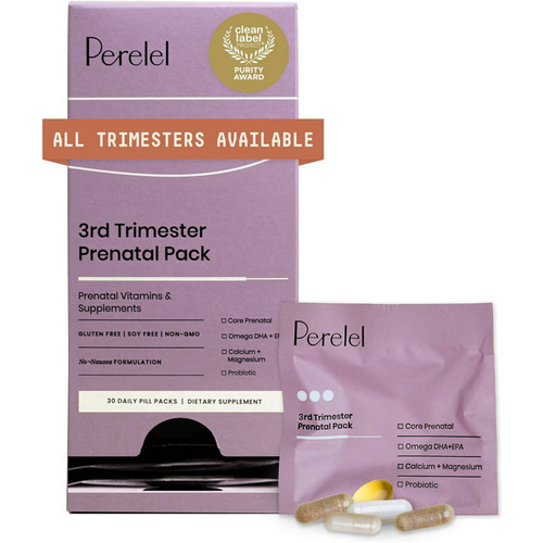 Perelel 3rd Trimester Prenatal Pack - 30 Packets