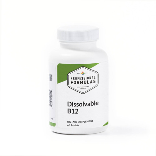 Professional Formulas Dissolvable B12 60 tablet bottle