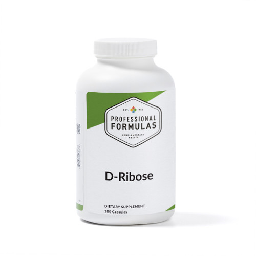 Professional Formulas D-Ribose 180 capsules bottle