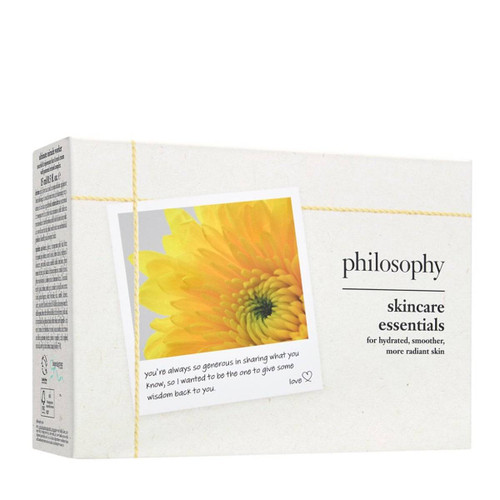 philosophy skincare essentials gift set sunflower wisdom box