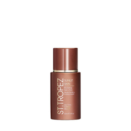 St. Tropez Sunlit Skin bronzing tint plus tan bottle
