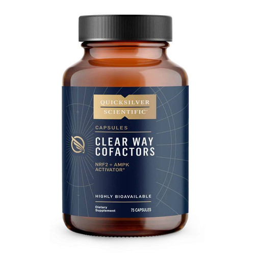 Quicksilver Scientific Clear Way Cofactors 75 capsules brown bottle