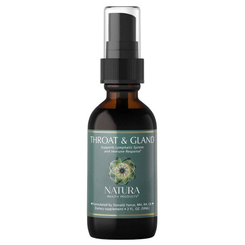 Natura Health Products Throat & Gland - 59 Milliliters