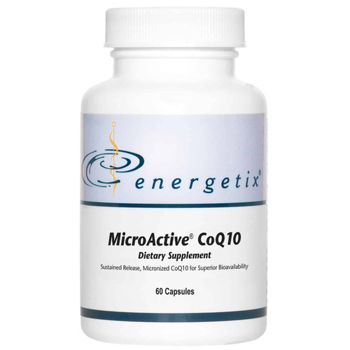 Energetix MicroActive CoQ10 60 capsules white bottle