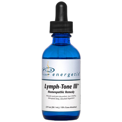 Energetix Lymph-Tone III homeopathic remedy 2 fl oz blue dropper bottle