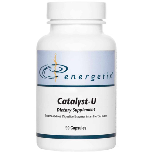 Energetix Catalyst-U protease-free digestive enzymes 90 capsule bottle