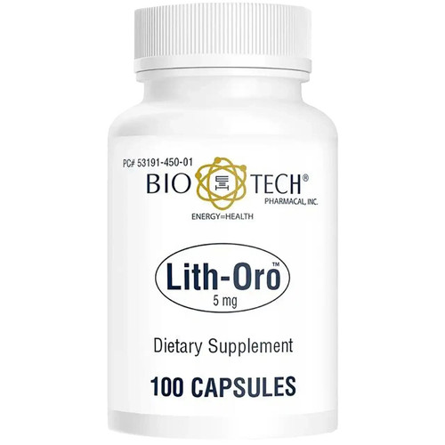Bio-Tech Pharmacal Lith-Oro 5mg - 100 Capsules