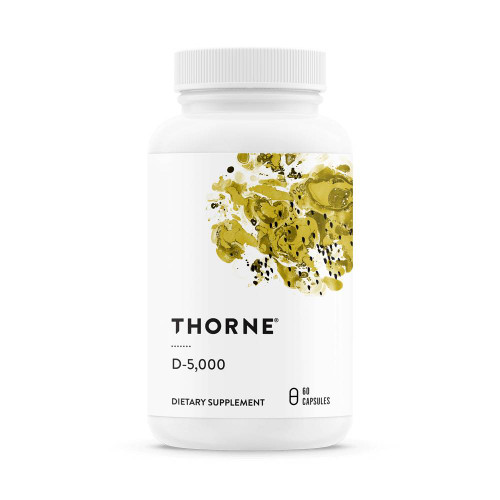 Thorne Vitamin D-5,000 60 capsule bottle