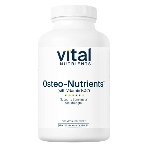 Vital Nutrients Osteo-Nutrients with K2-7 180 capsules white bottle