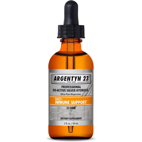 Argentyn 23 Silver Hydrosol dropper 2 fl oz amber bottle
