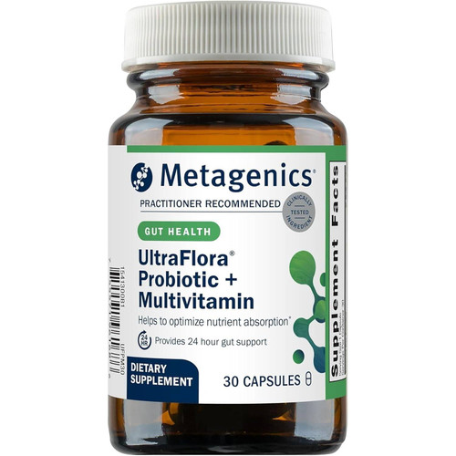 Metagenics UltraFlora Probiotic plus Multivitamin 30 capsules bottle