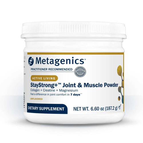 Metagenics Stay Strong+ Joint & Muscle- Collagen, Creatine & Magnesium Powder - 187.2 Grams MGTN62126 49.99
