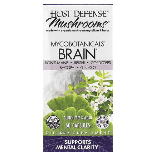 Host Defense MycoBotanicals Brain Capsules - 60 ct