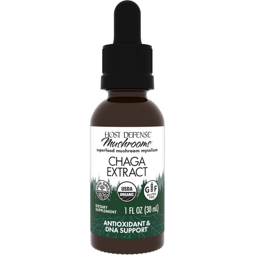 Host Defense Chaga Extract 1 fl oz dropper bottle