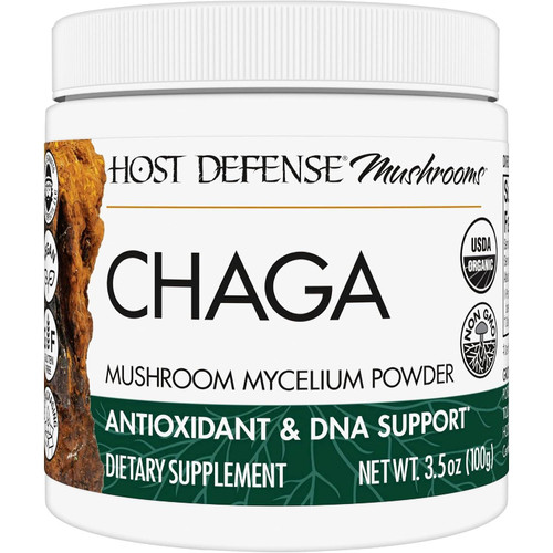 Host Defense Chaga mycelium powder 100 g jar