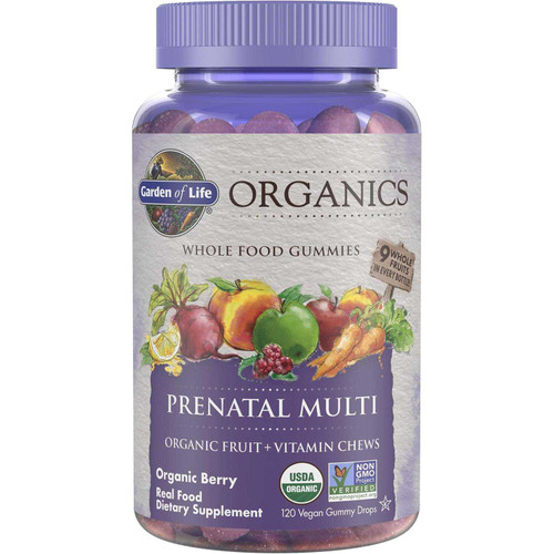 Garden of Life mykind Organics Prenatal Gummy Multi, Berry - 120 Gummies GRLF20302 37.99
