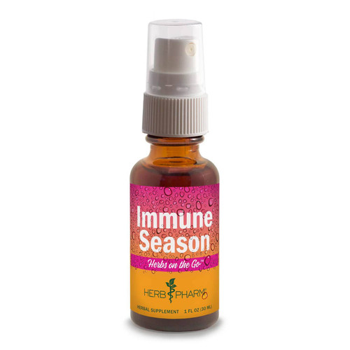 Herb Pharm Herbs on the Go Immune Season spray bottle