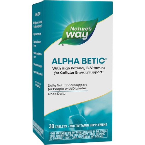Nature's Way alpha betic® Multivitamin Energy Support - 30 Tablets