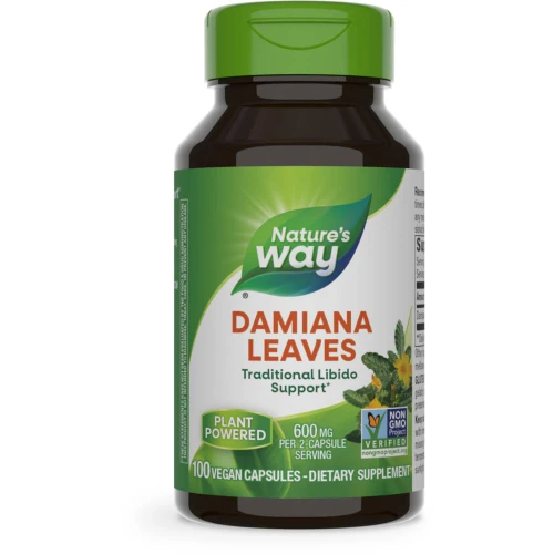 Nature's Way Damiana Leaves - 100 Vegan Capsules