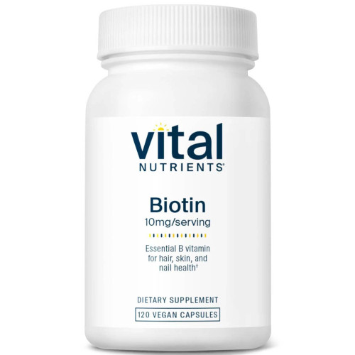 Vital Nutrients Biotin 10mg - 120 Capsules