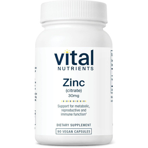 Vital Nutrients Zinc (Citrate) 30mg