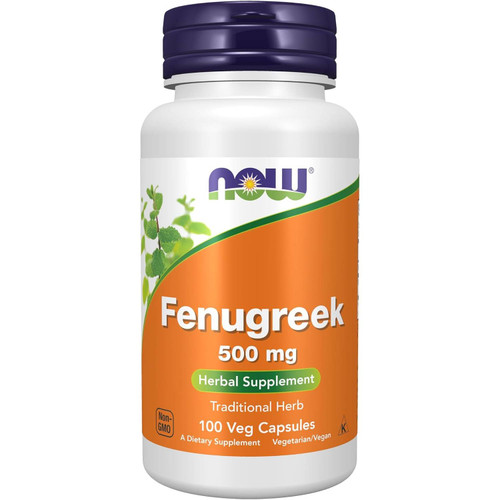 NOW Foods Fenugreek 500mg - 100 Capsules