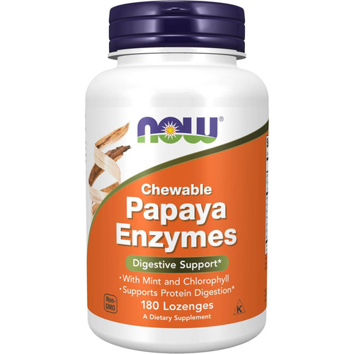 NOW Foods Papaya Enzymes - 180 Lozenges