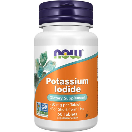 NOW Foods Potassium Iodide 30mg - 60 Tablets