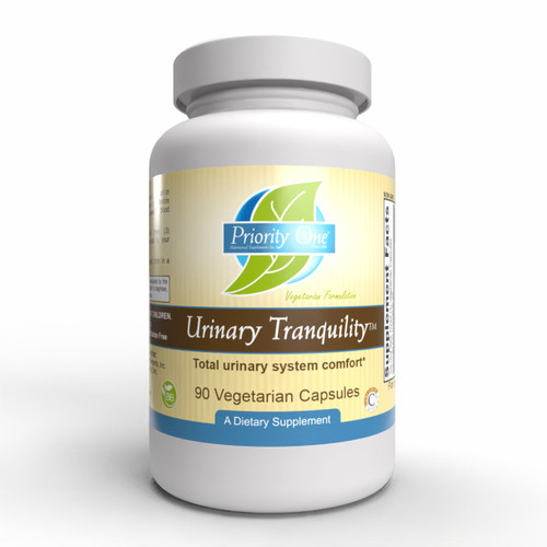 Priority One Urinary Tranquility 90 vegetarian capsules bottle front label
