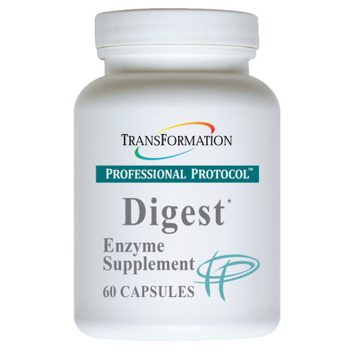 Transformation Enzymes Digest 60 vegetarian capsules bottle front label