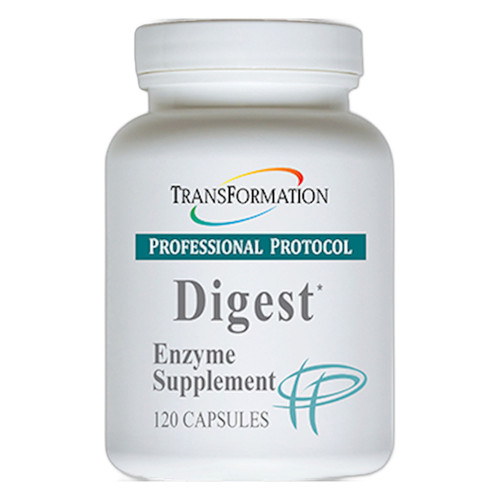 Transformation Enzymes Digest 120 vegetarian capsules bottle front label