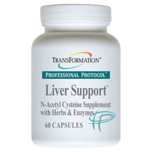 Transformation Enzymes Liver Support 60 vegetarian capsules bottle front label
