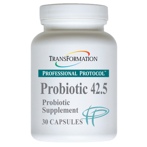 Transformation Enzymes Probiotic 42.5 30 vegetarian capsules bottle front label