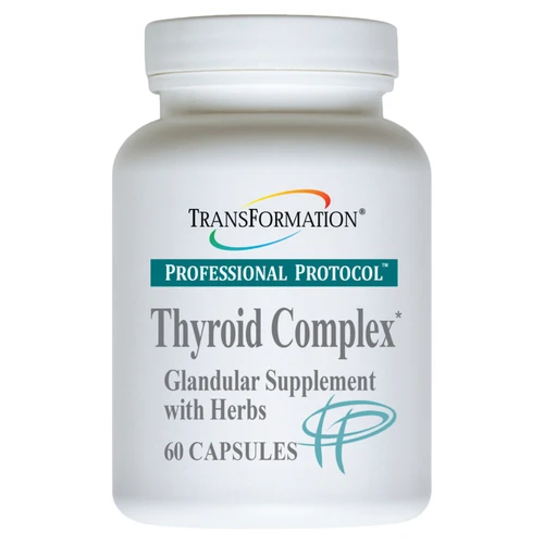 Transformation Enzymes Thyroid Complex 60 capsules bottle front label