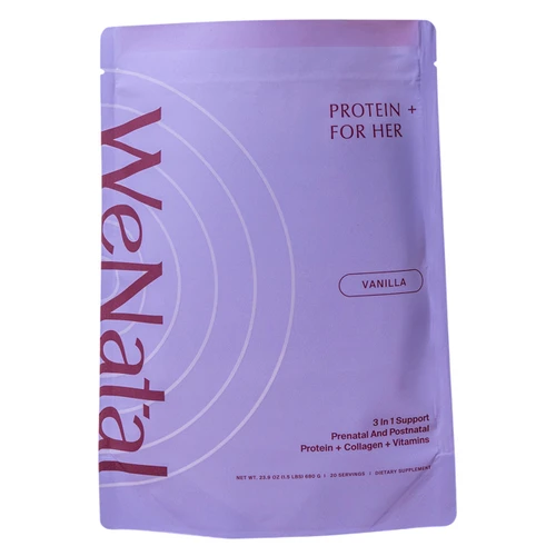 WeNatal Prenatal Protein+ for Her Vanilla 680 grams pouch front label