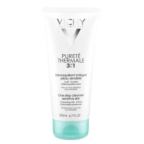 Vichy Purete Thermale 3-in-1 One Step Cleanser 200 ml tube
