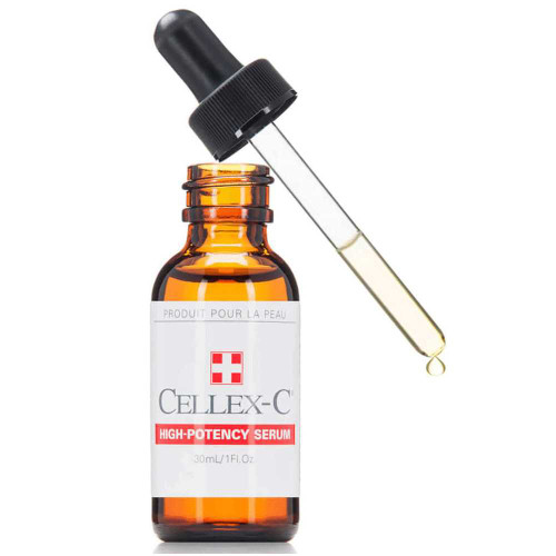 Cellex-C High Potency Serum amber dropper bottle