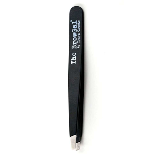 The BrowGal Eyebrow Tweezers in black