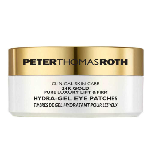 Peter Thomas Roth 24K Gold Pure Luxury Lift and Firm Hydra-Gel Eye Patches gold jar