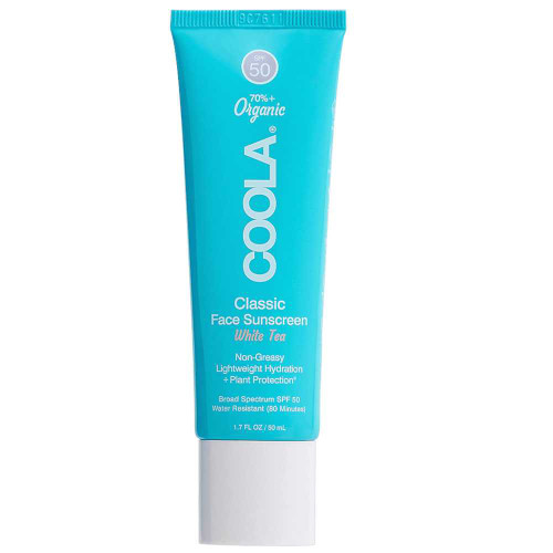 Coola Classic Sport Face SPF 50 White Tea Moisturizer tube