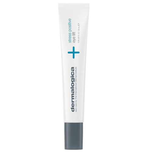 Dermalogica Stress Positive Eye Lift white tube with blue cross
