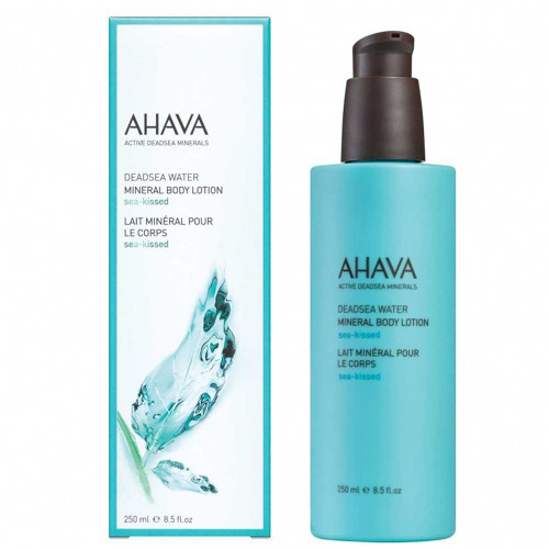 AHAVA Deadsea Water Mineral Body Lotion Sea-Kissed 250 ml bottle and box