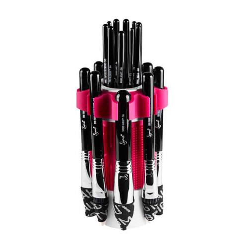 Sigma Dry'n Shape Spa brush drying tower holding makeup brushes