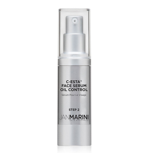 Jan Marini C-ESTA Face Serum Oil Control silver pump bottle